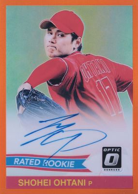 2018 Optic #84S-SO Rated Rookie Retro 1984 Signatures - Orange (/30)