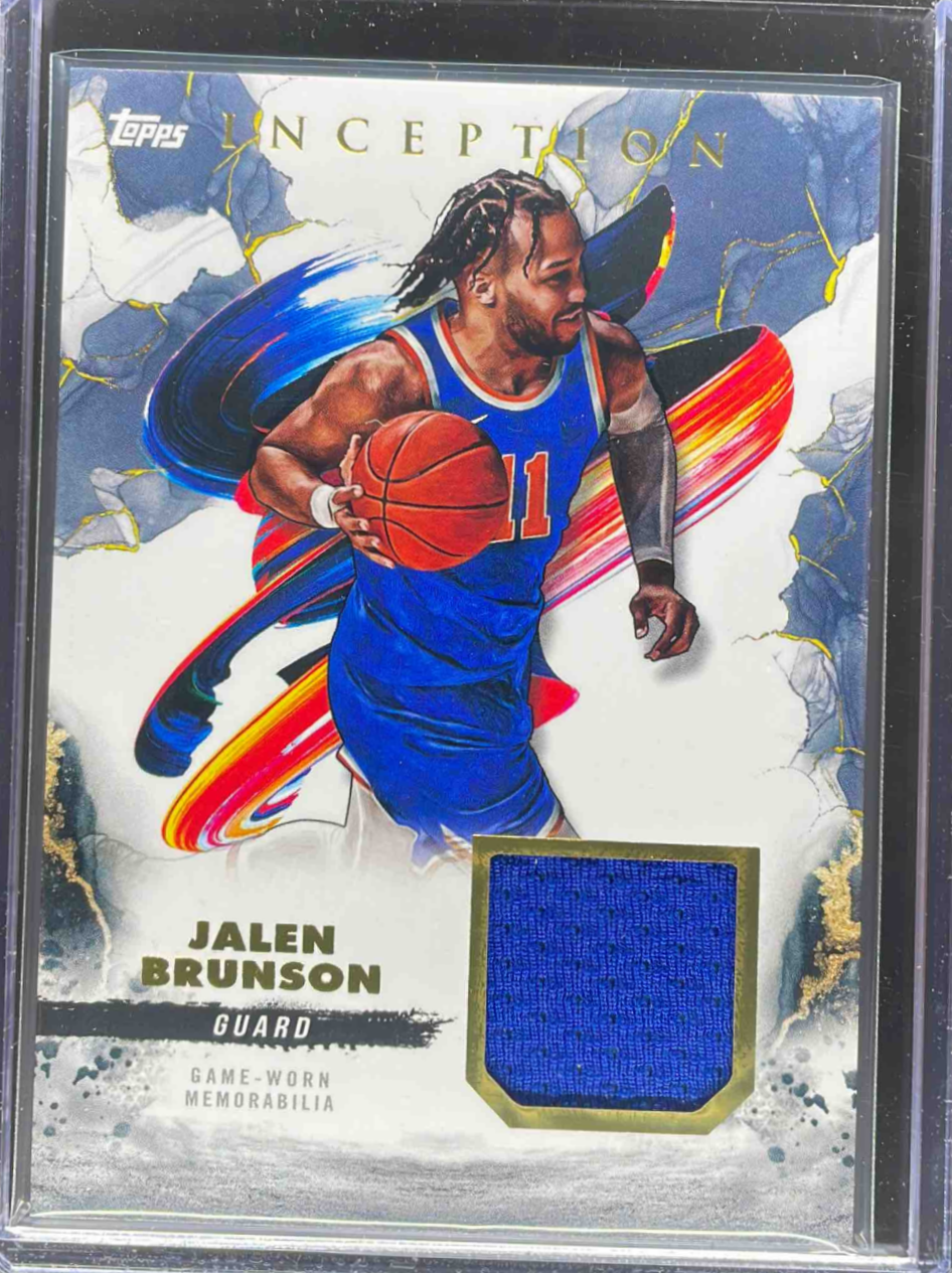 Jalen Brunson 2024 Topps Inception #REC-JB Relic Price Guide - Sports ...
