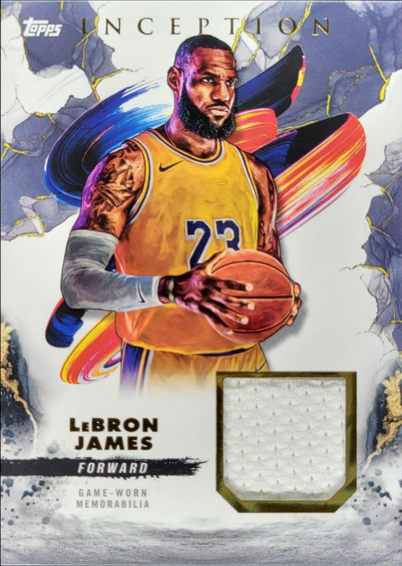 LeBron James 2024 Topps Inception #REC-LJ Relic Price Guide 