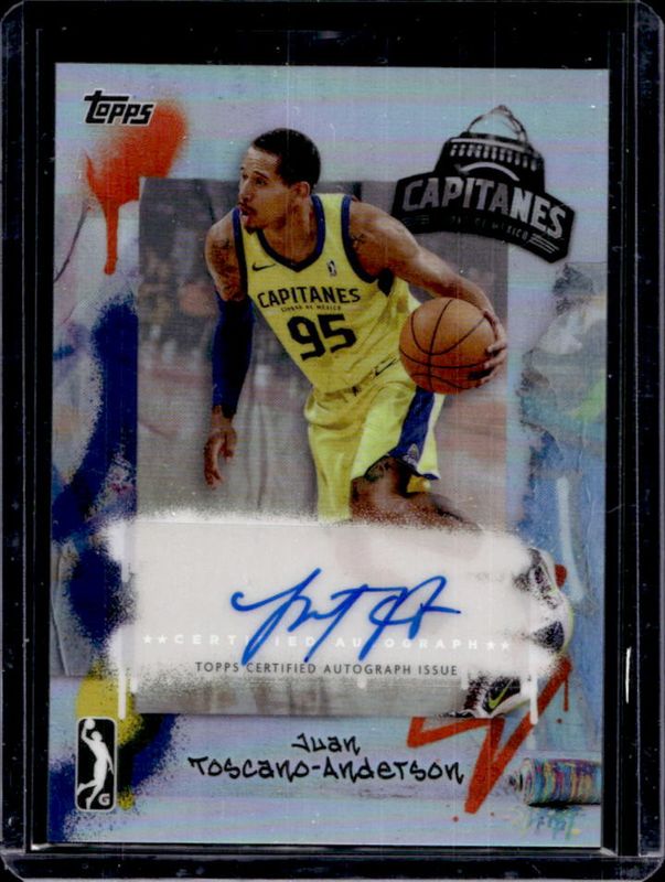2024 Topps G-League #AU-JT Chrome Autographs - Refractor