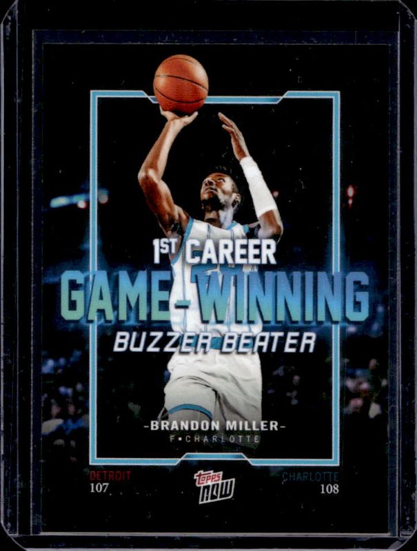 Brandon Miller 2024 Topps Now #6 Base RAW