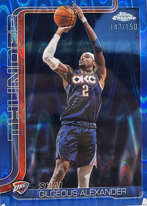 2025 Topps Chrome Update #10 Blue Wave Refractor /150