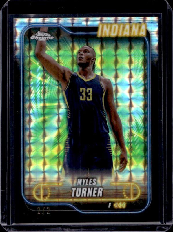 2024 Topps Chrome #38 Black Geometric Refractor /2