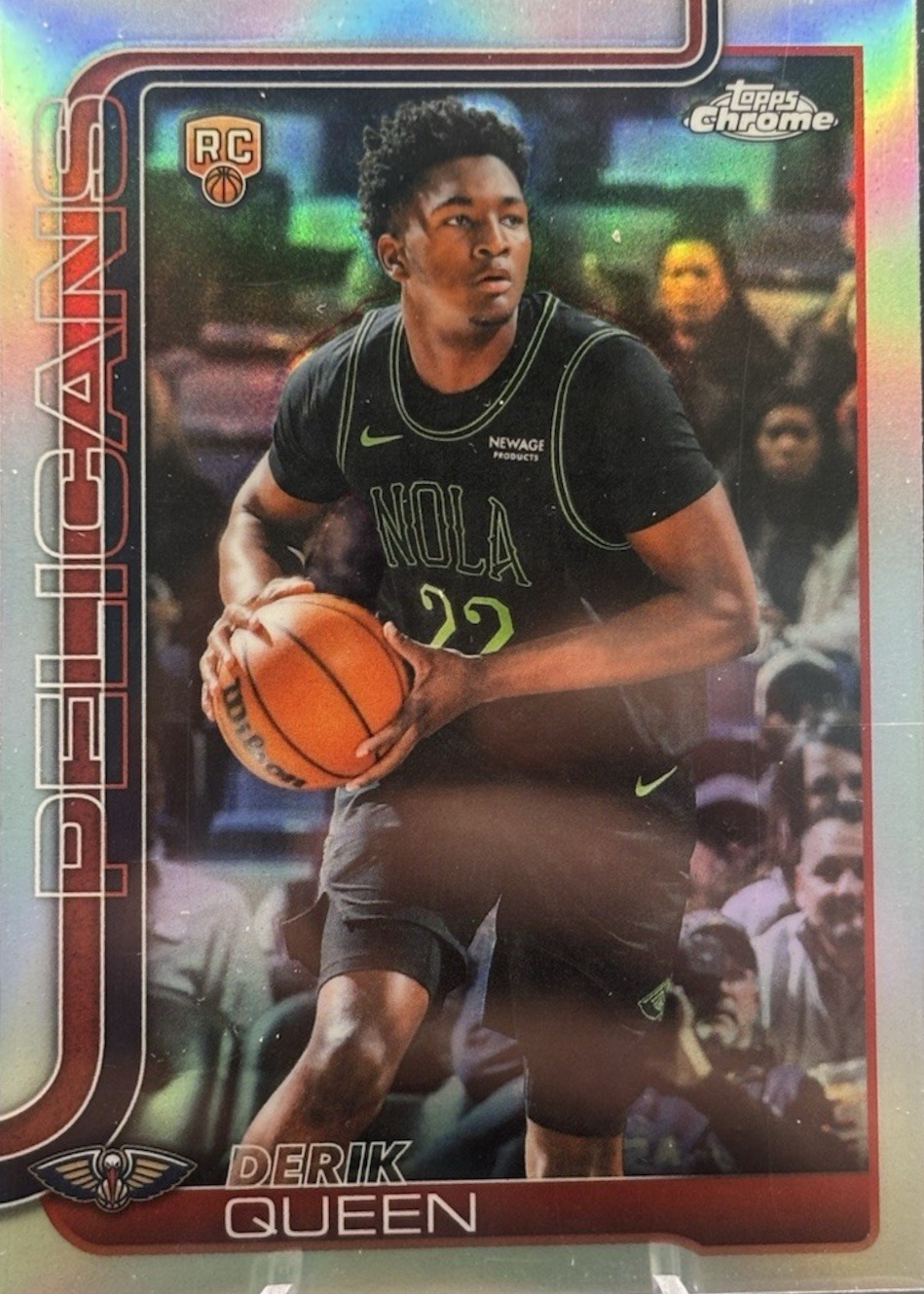 Derik Queen 2025 Topps Chrome Update #163 Refractor Price Guide