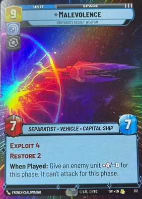 2024 Twilight of the Republic #312 Hyperspace Foil