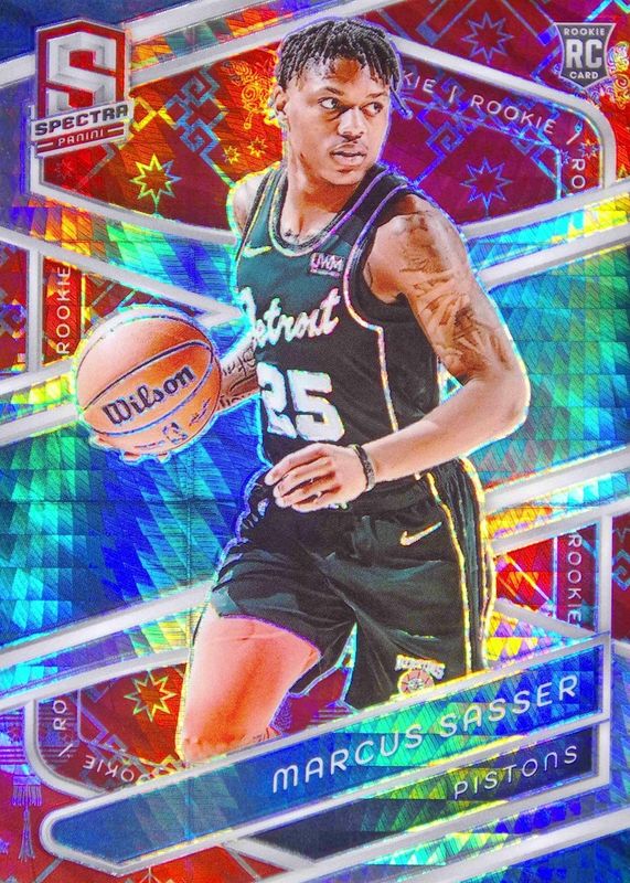 Marcus Sasser 2023 Spectra #155 Lucky Envelopes /8 Rookie RAW