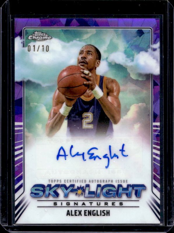 2024 Topps Chrome Sapphire Edition #SLS-AE Sky-Light Signatures - Purple /10