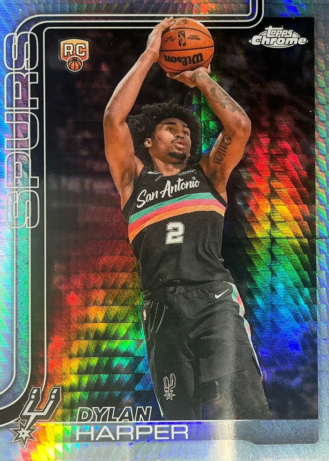 Dylan Harper 2025 Topps Chrome Update #152 Prism Refractor Price