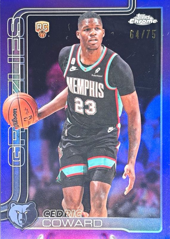 2025 Topps Chrome Update #161 Purple Refractor /75