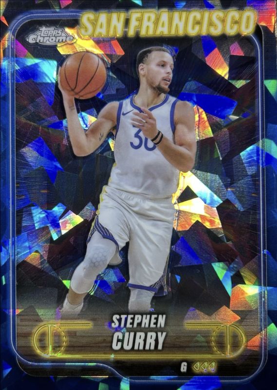 Stephen Curry 2024 Topps Chrome Sapphire Edition #187 Base RAW