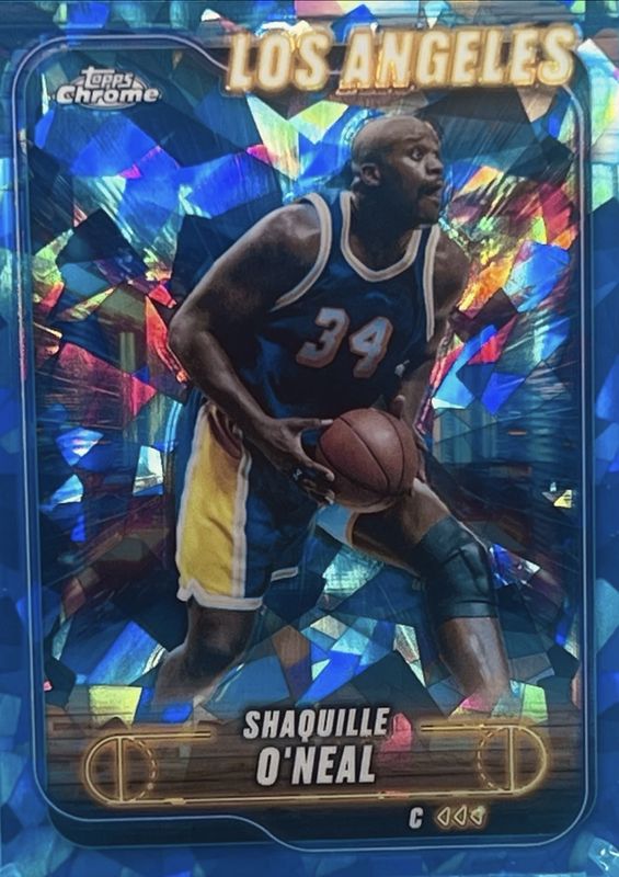 Shaquille O'Neal 2024 Topps Chrome Sapphire Edition #171 Base RAW