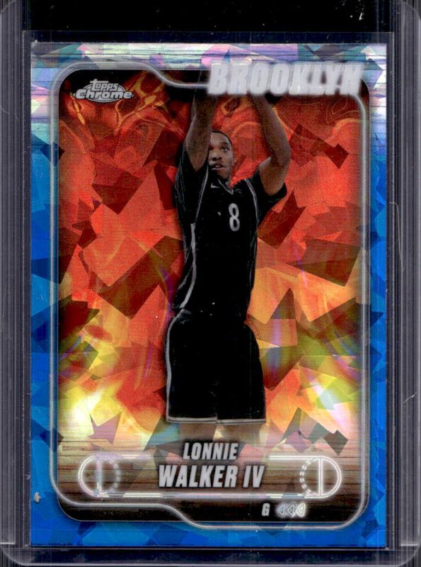 Lonnie Walker IV 2024 Topps Chrome Sapphire Edition #180 Base RAW
