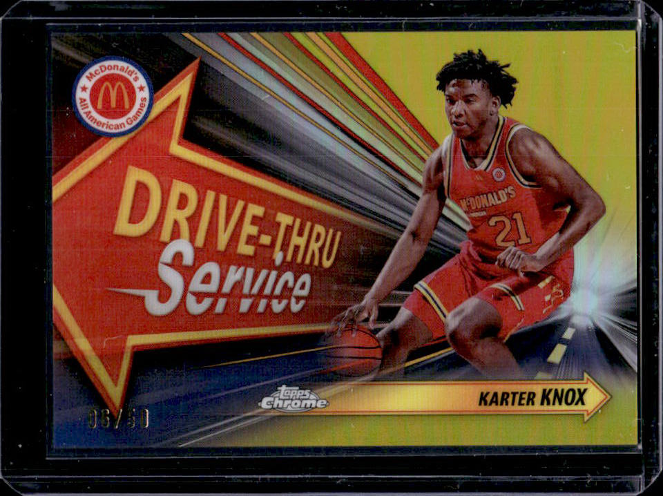 Karter Knox 2024 Topps Chrome McDonald's All-American #DTS-KKN
