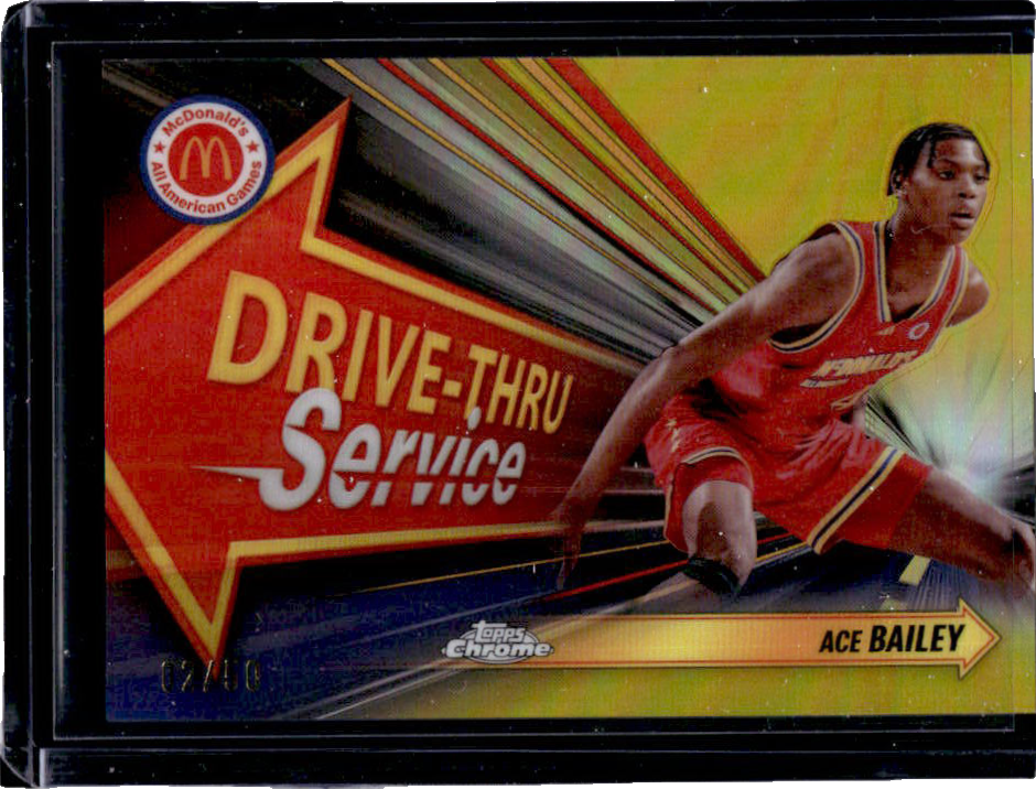 Ace Bailey 2024 Topps Chrome McDonald's All-American #DTS-AIB