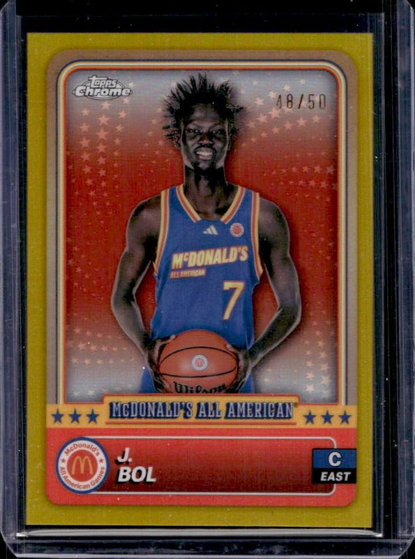 2024 Topps Chrome McDonald's All-American #76 Gold Refractor /50