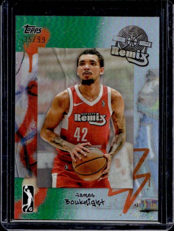 James Bouknight 2024 Topps G-League #BV-39 Base Chrome - Green Refractor /99 RAW