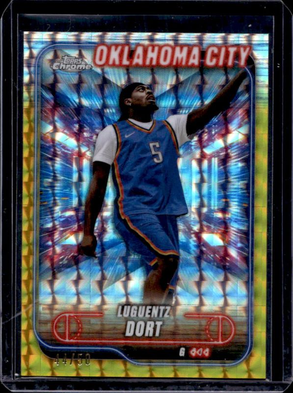 2024 Topps Chrome #74 Gold Geometric Refractor /50