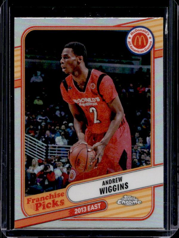 Andrew Wiggins 2024 Topps Chrome McDonald's All-American #REA-AWI Franchise Picks - Refractor RAW