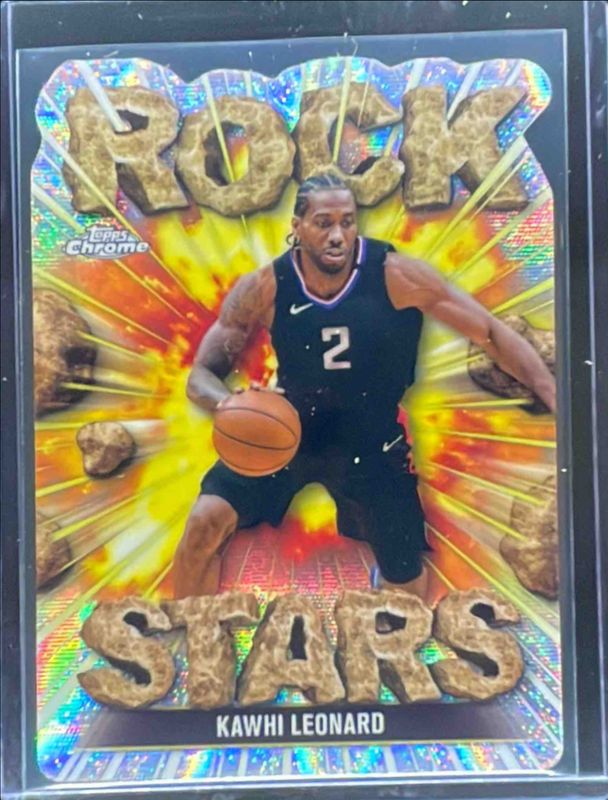 Kawhi Leonard 2024 Topps Chrome #RS-3 Rock Stars RAW