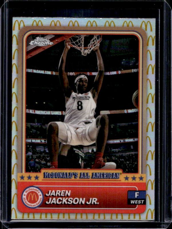 Jaren Jackson Jr. 2024 Topps Chrome McDonald's All-American #94 McDonald's Logo Refractor RAW