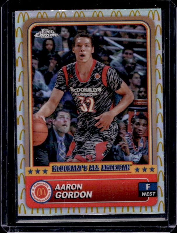 Aaron Gordon 2024 Topps Chrome McDonald's All-American #100 McDonald's Logo Refractor RAW