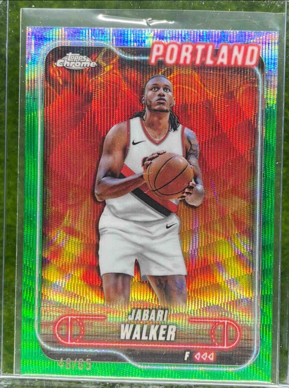 2024 Topps Chrome #67 Green Wave Refractor /65