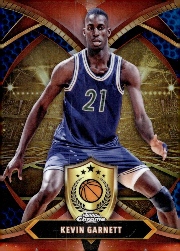 Kevin Garnett 2024 Topps Chrome #BOD-24 Ball of Duty RAW
