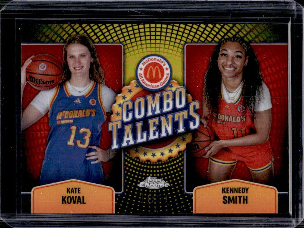 2024 Topps Chrome McDonald's All-American #COT-KAT Combo Talents - Gold Refractor /50