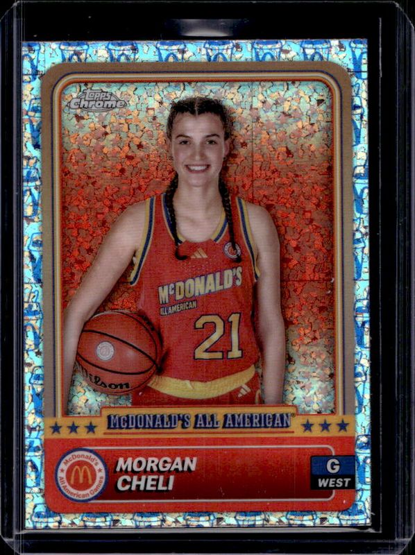 Morgan Cheli 2024 Topps Chrome McDonald's All-American #66 McFlurry Refractor RAW
