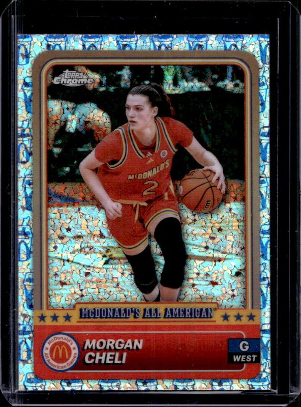 Morgan Cheli 2024 Topps Chrome McDonald's All-American #16 McFlurry Refractor RAW