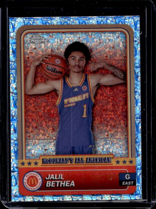 Jalil Bethea 2024 Topps Chrome McDonald's All-American #75 McFlurry Refractor RAW