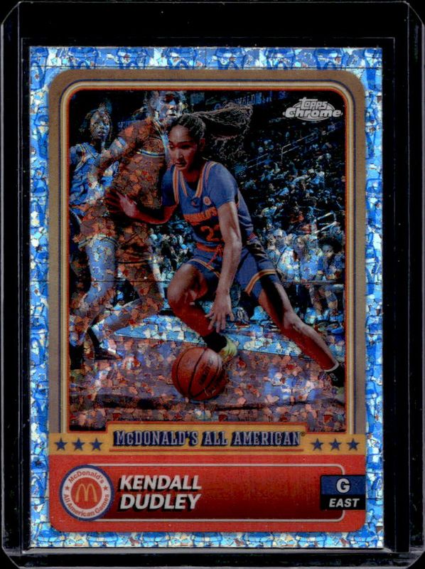 Kendall Dudley 2024 Topps Chrome McDonald's All-American #2 McFlurry Refractor RAW