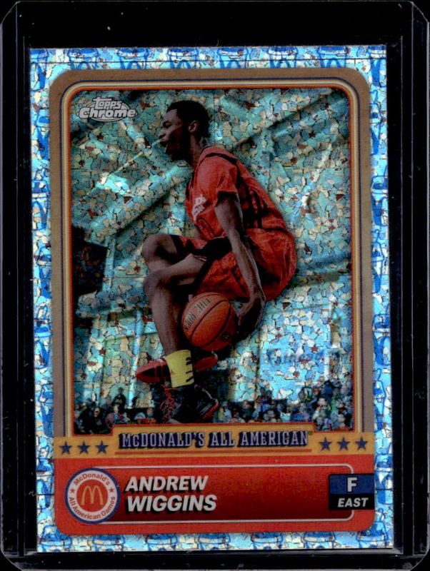 Andrew Wiggins 2024 Topps Chrome McDonald's All-American #86 McFlurry Refractor RAW