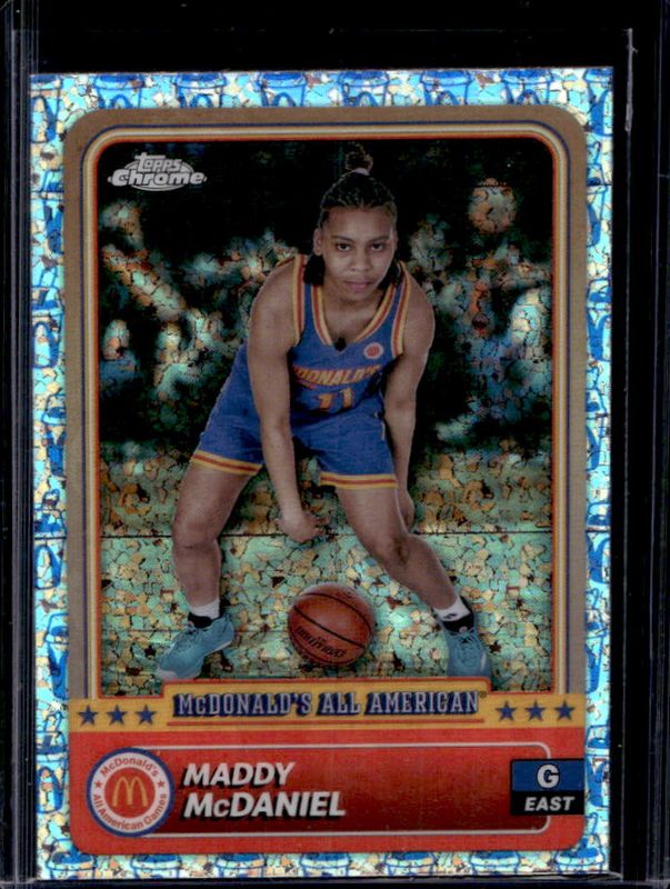 Maddy McDaniel 2024 Topps Chrome McDonald's All-American #7 McFlurry Refractor RAW