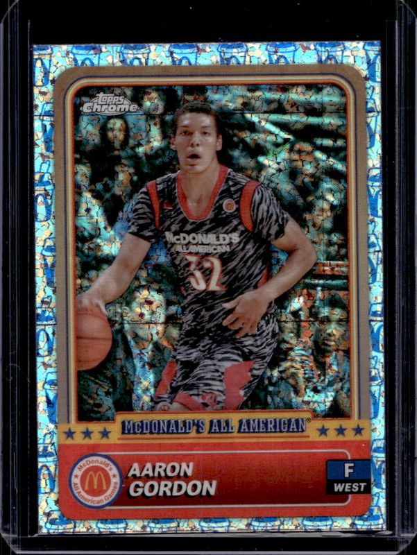 Aaron Gordon 2024 Topps Chrome McDonald's All-American #100 McFlurry Refractor RAW