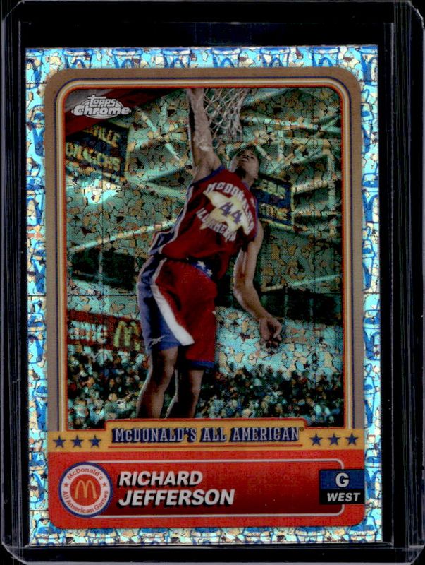 Richard Jefferson 2024 Topps Chrome McDonald's All-American #36 McFlurry Refractor RAW