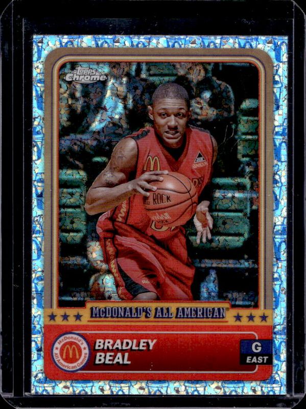 Bradley Beal 2024 Topps Chrome McDonald's All-American #97 McFlurry Refractor RAW