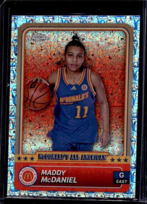 Maddy McDaniel 2024 Topps Chrome McDonald's All-American #57 McFlurry Refractor RAW