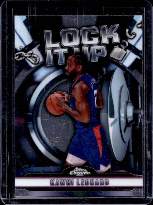 Kawhi Leonard 2024 Topps Chrome #LIU-3 Lock It Up RAW