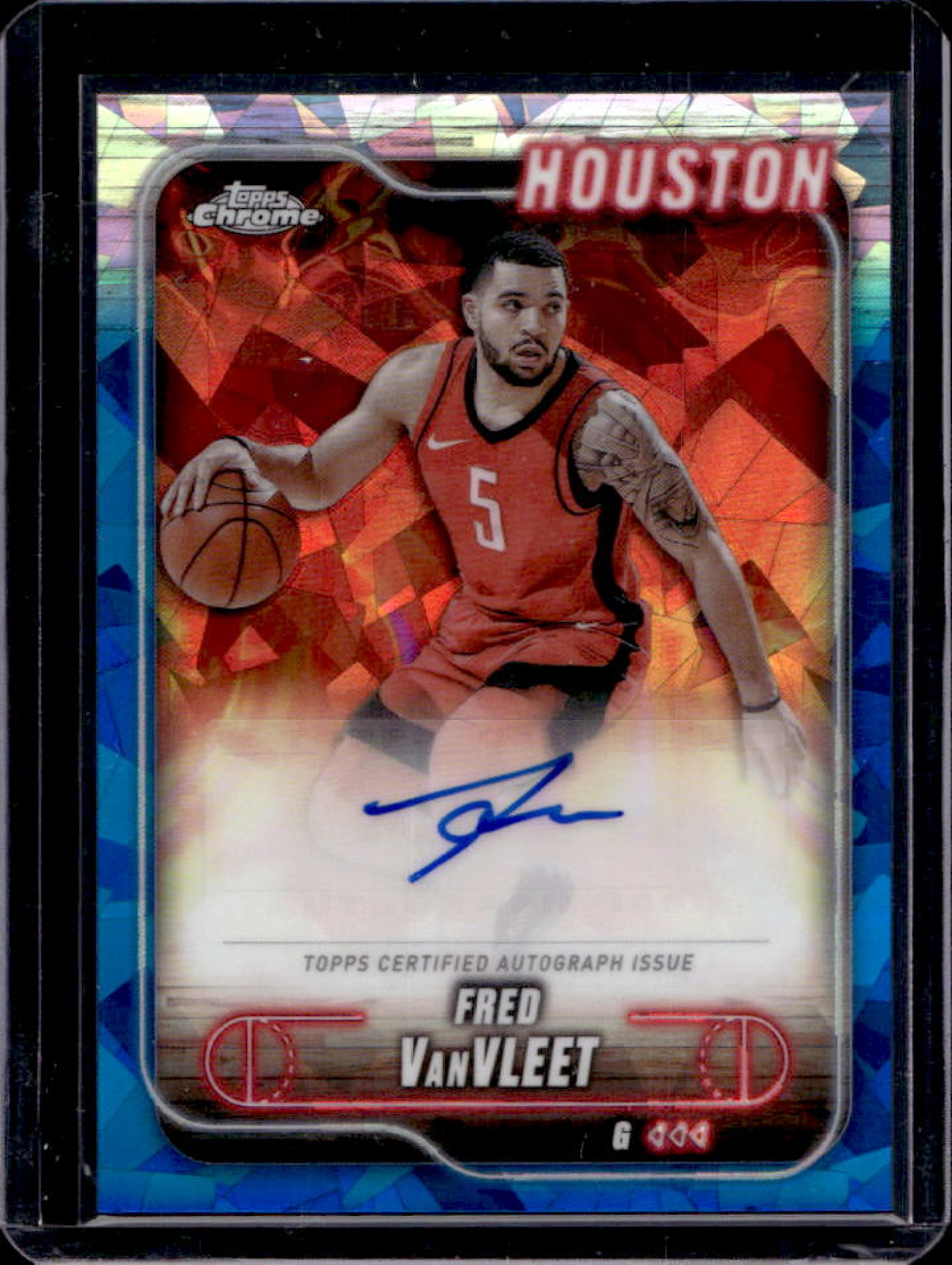 Fred VanVleet 2024 Topps Chrome Sapphire Edition #TCA-FV Chrome