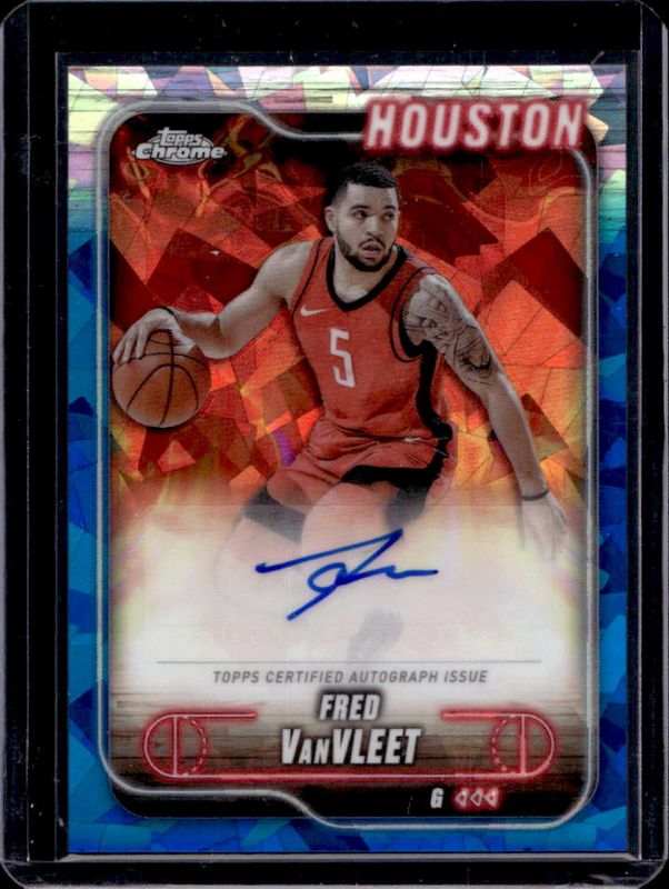 Fred VanVleet 2024 Topps Chrome Sapphire Edition #TCA-FV Chrome