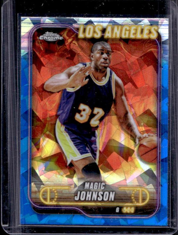 Magic Johnson 2024 Topps Chrome Sapphire Edition #59 Base RAW