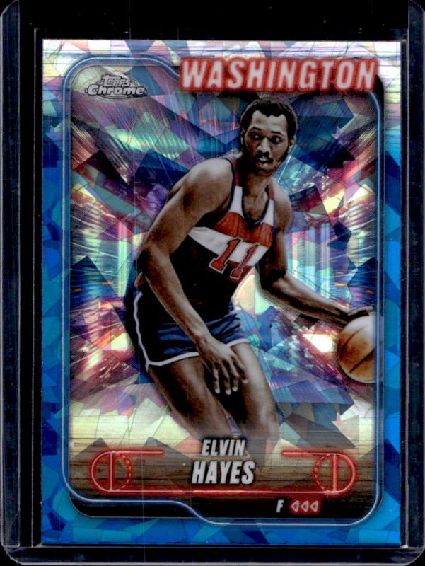 Elvin Hayes 2024 Topps Chrome Sapphire Edition #85 Base RAW