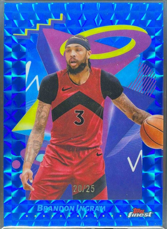 2024 Topps Finest #259 Base Rare - Blue Geometric Refractor /25