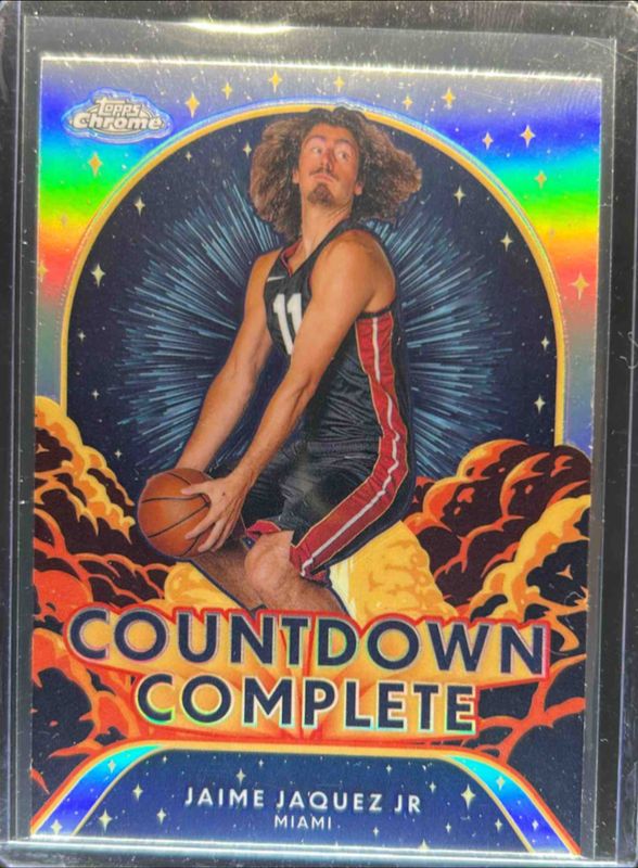 Jaime Jaquez Jr. 2024 Topps Chrome #CC-6 Countdown Complete - Refractor RAW