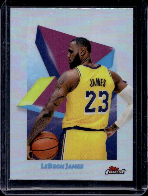 LeBron James 2024 Topps Finest #45 Base Common - Refractor RAW