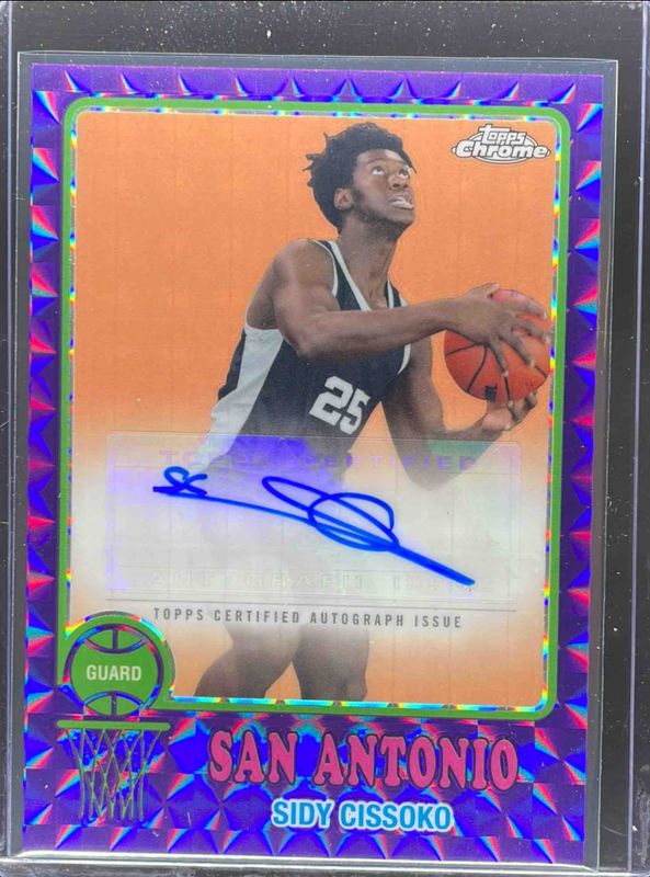 2024 Topps Chrome #73TA-SCI 1973 Autographs - Purple Geometric Refractor