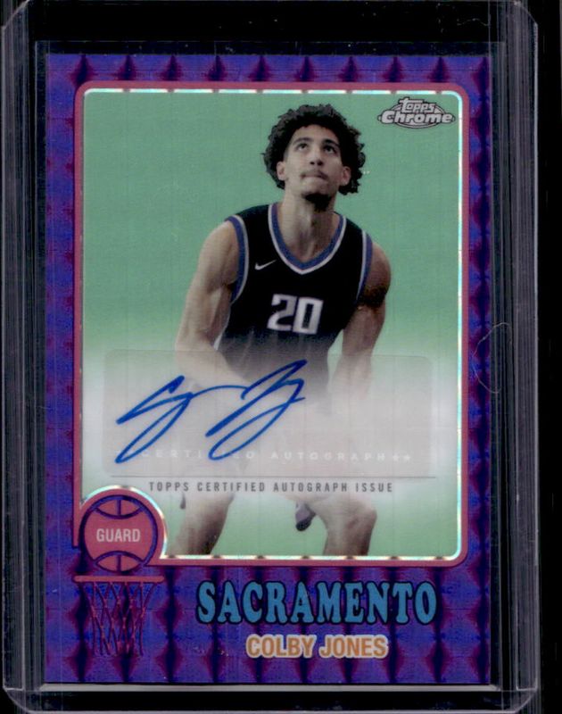 2024 Topps Chrome #73TA-CJ 1973 Autographs - Purple Geometric Refractor