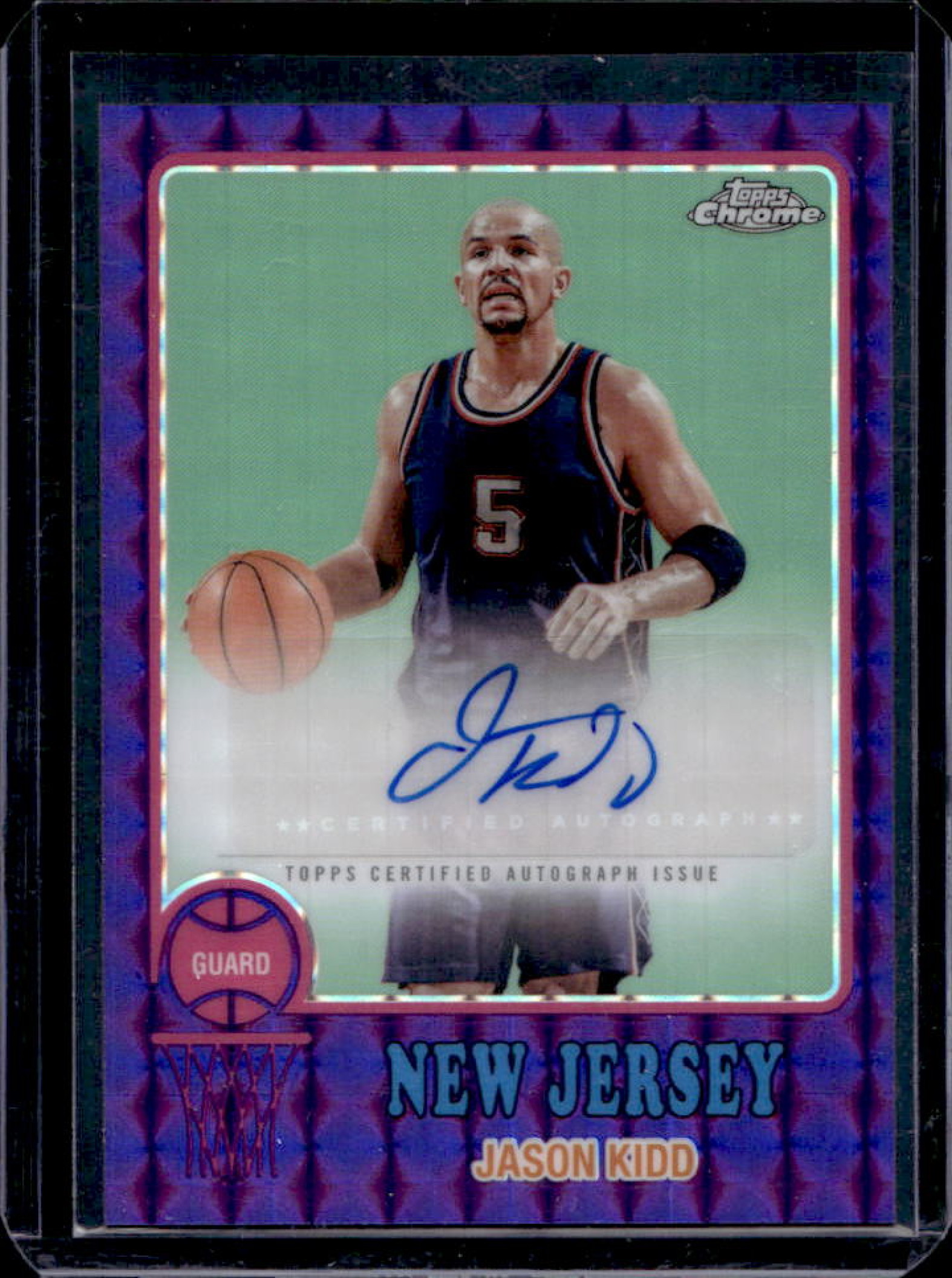 Jason Kidd 2024 Topps Chrome #73TA-JK 1973 Autographs