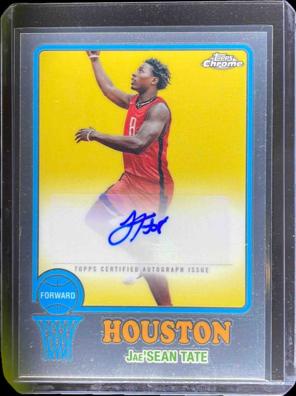 Jae'Sean Tate 2024 Topps Chrome #73TA-JTA 1973 Autographs RAW